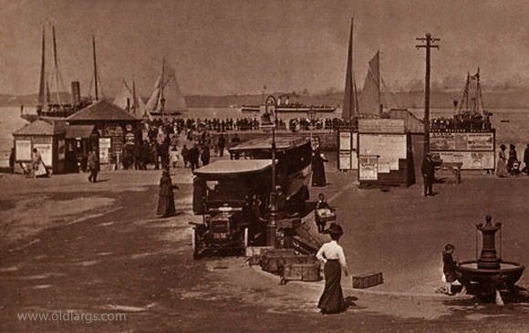 Largs pier 1900s